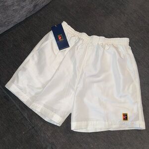 Vintage Nike Classic White Agassi Tennis Shorts